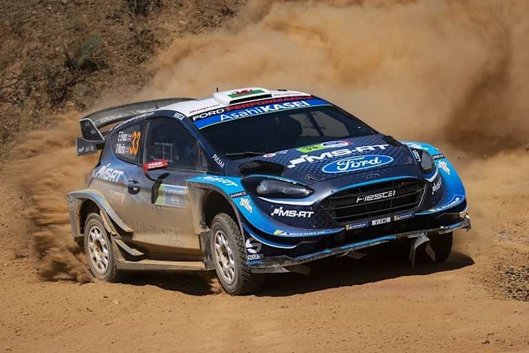 Elfyn Evans verlor dem zweiten Platz an Ott Tänak