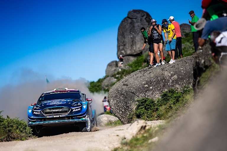 Nach Pech am Freitag erreichte Elfyn Evan Platz fünf