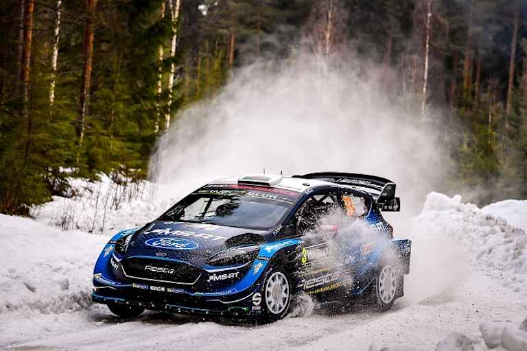 Elfyn Evans auf einem starken dritten Rang