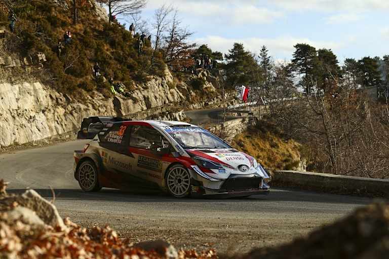 Elfyn Evans lag mehrmals vorne