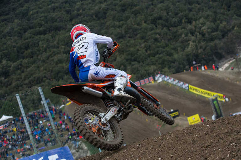 Liam Everts (KTM) gestern beim GP in Trentino