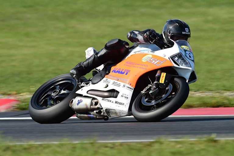 Die Ducati Panigale ist erstaunlich standfest, sagt Frostbeulen Racing