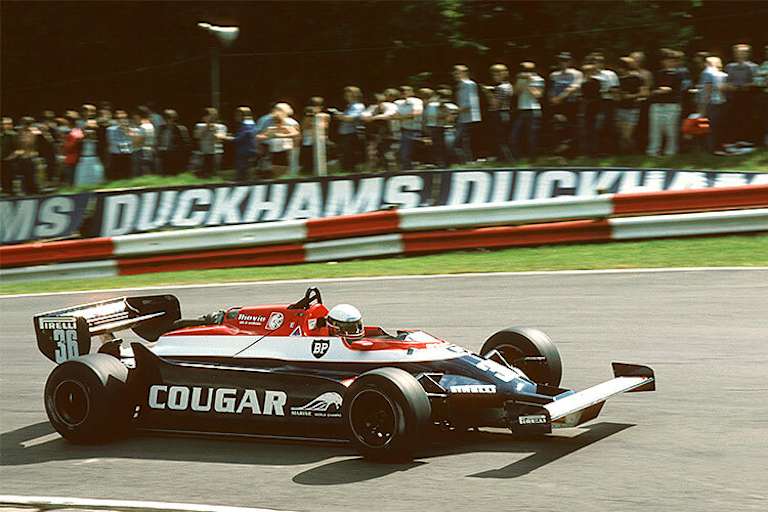 Auflösung vom letzten Mal: Teo Fabi im Toleman-Renner in Brands Hatch 1982