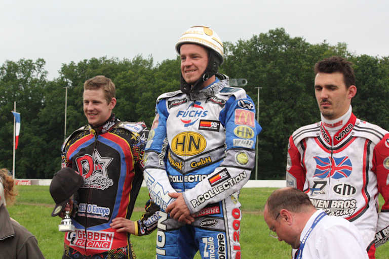 Stephan Katt (Mitte) peilt seinen vierten EM-Titel an