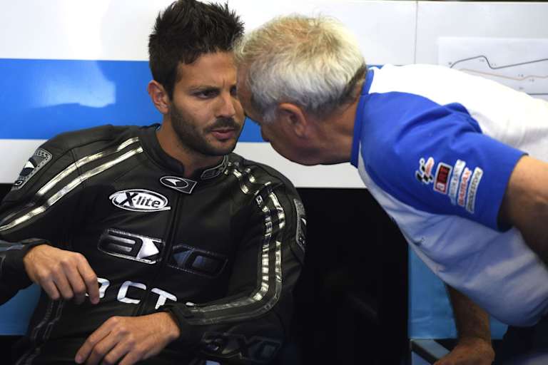 Michel Fabrizio in der Iodaracing-Box