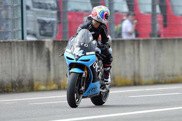 Michel Fabrizio auf der ART-Aprilia