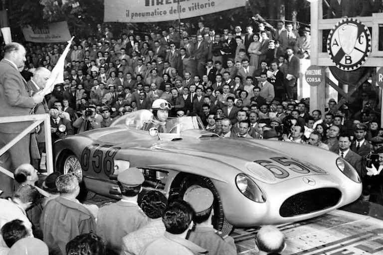 Monaco 1955: Juan Manuel Fangio erhielt für die beste Rennrunde einen Punkt