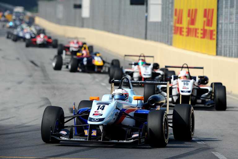 Im Qualifikationsrennen lief für Felix Rosenqvist noch alles nach Plan: Der Mücke-Pilot sicherte sich Platz 2