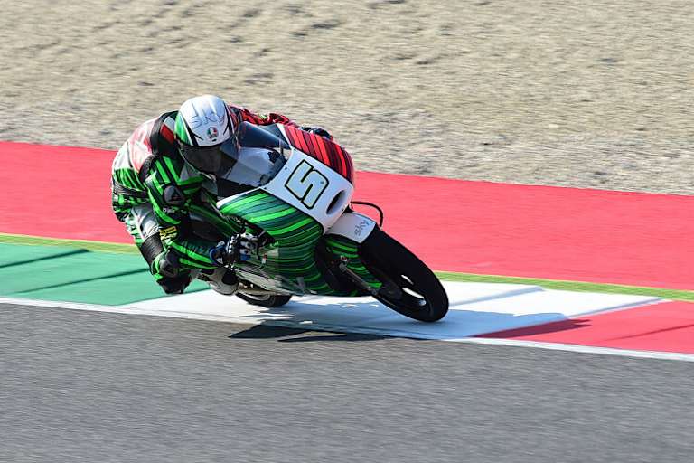 Romano Fenatis KTM war in den Nationalfarben Italiens lackiert