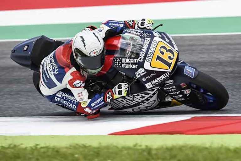 Romano Fenati auf der Kalex des Marinelli-Teams