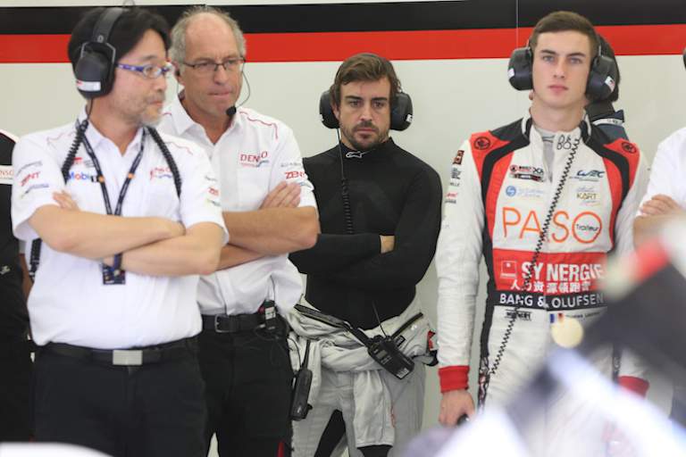 Mit seinem ersten LMP1-Testtag ist der zweifache F1-Champion zufrieden