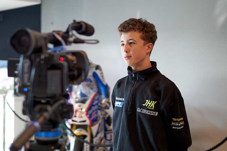 Filip Rehácek zur Teampräsentation in Brünn