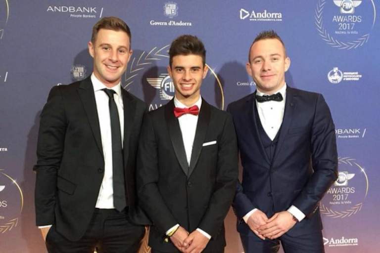 Jonathan Rea, Marc Garcia und Lucas Mahias