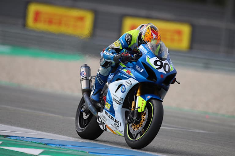 Mit der Suzuki in Assen