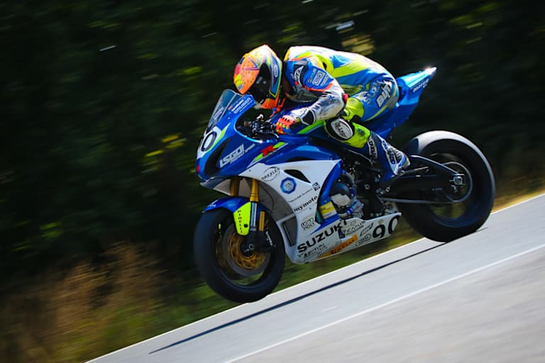 Toni Finsterbusch bei der IDM am Schleizer Dreieck  