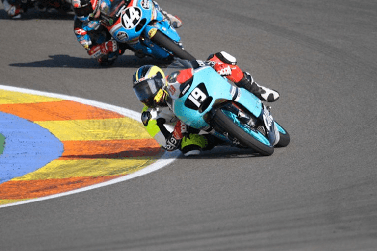 Florido auf der Ioda-Honda beim Finale der Junioren-WM in Valencia