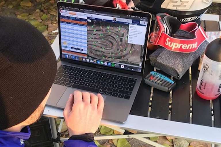  Die beiden GP-Stars testeten erstmals ein GPS-Tracking-System