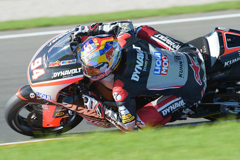 Folger auf der 2015er-Kalex mit Öhlins-Federelementen