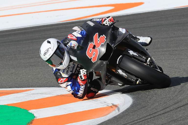 Jonas Folger auf der M1-Yamaha in Valencia