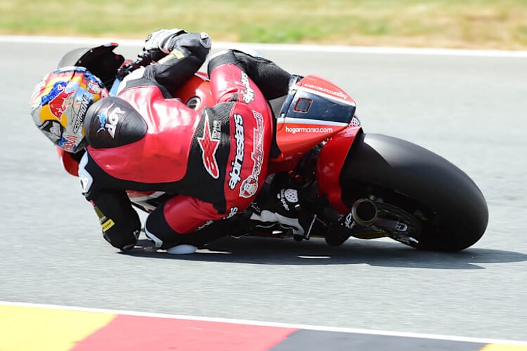 Jonas Folger im Training auf dem Sachsenring