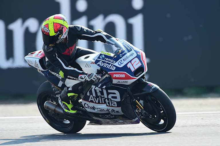 Forés musste sich erst an die kraftvolle GP14.2 gewöhnen