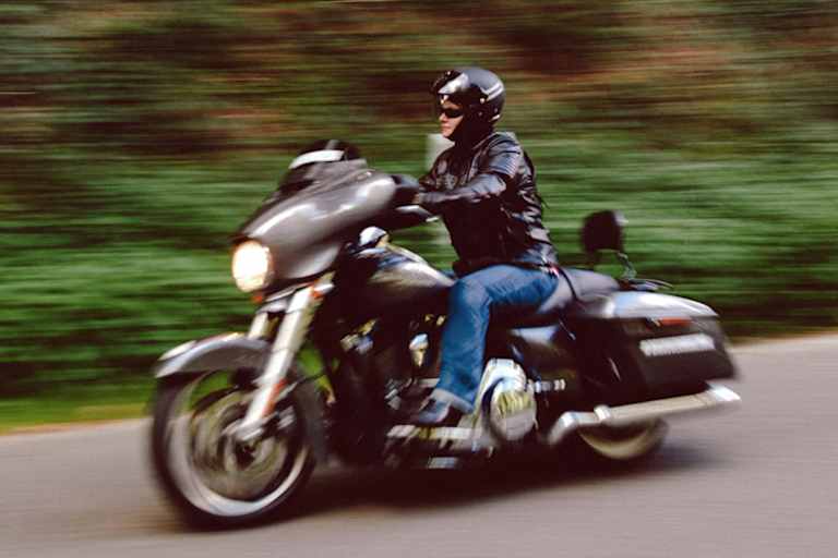 Frauke Tietz ist begeisterte Motorradfahrerin