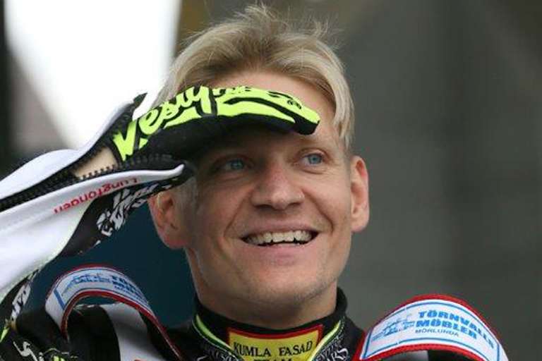 Fredrik Lindgren verwendet als Einziger im Speedway-GP den GTR-Motor