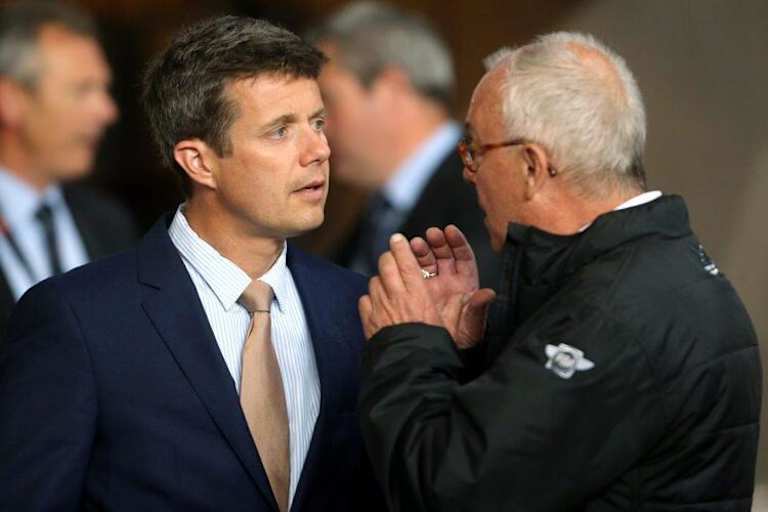 Kronprinz Frederik und Ole Olsen