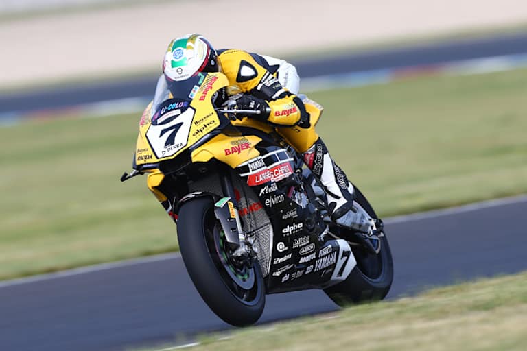 Mit der Yamaha bei der Aufholjagd