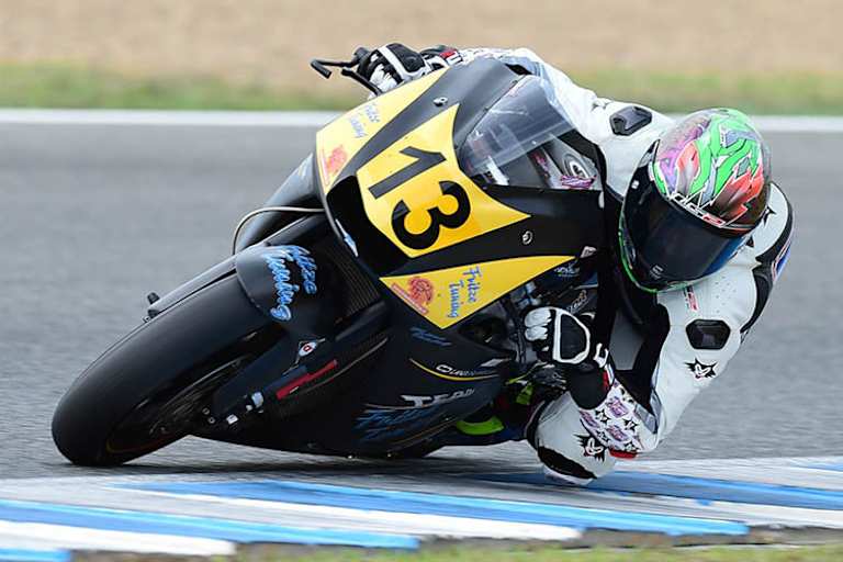 Anthony West auf der FTR des Teams Fritze Tuning