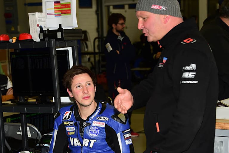 Marvin Fritz mit Jürgen Lingg