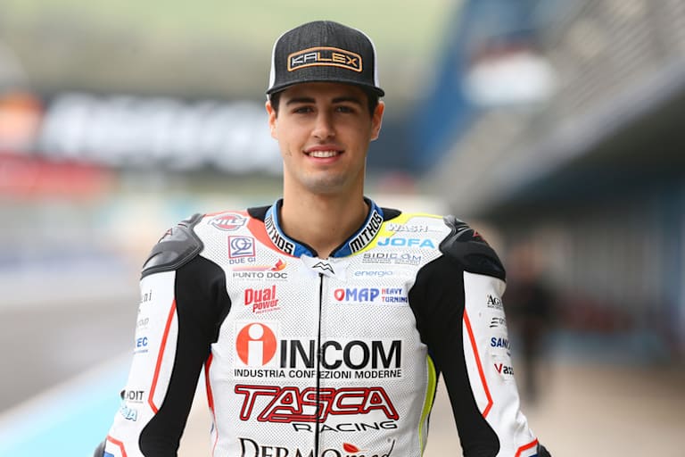 Moto2-Pilot Federico Fuligni will sich mit De Angelis' Hilfe steigern