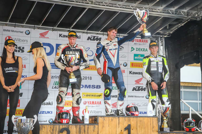 Mit betagten Yamaha erstmals ganz nach oben gefahren