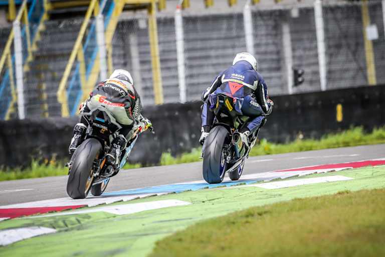 Kevin Wahr (vorne) gegen Thomas Gradinger