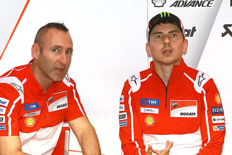 Christian Gabarrini mit Jorge Lorenzo