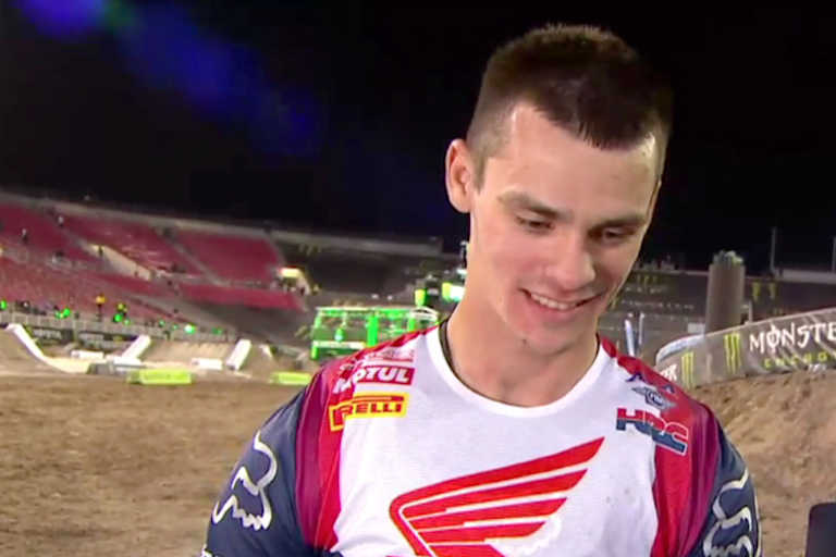 Tim Gajser beendete den Abend in Las Vegas respektabel auf Rang 5
