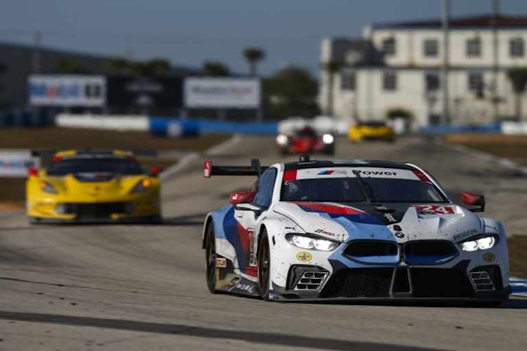 Der BMW M8 GTE konnte in Sebring zur Konkurrenz aufschließen
