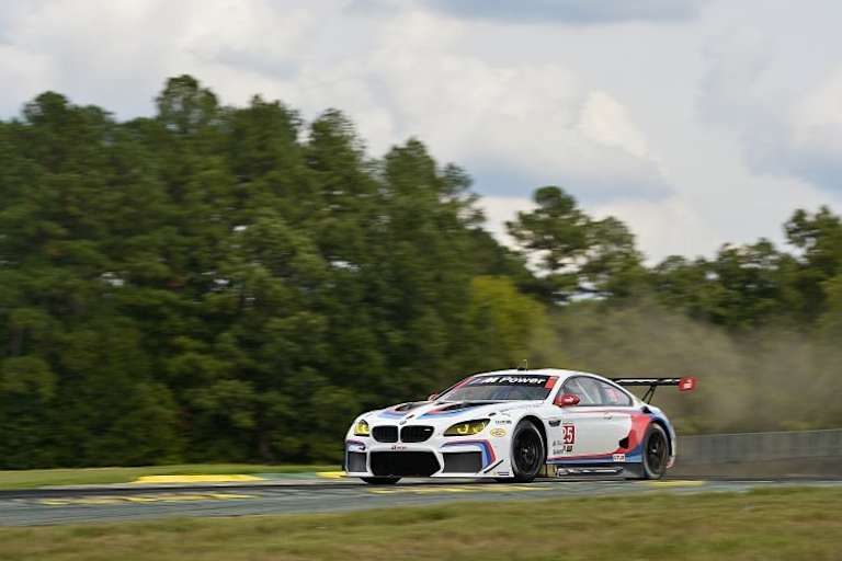Pech für den BMW M6 GTLM von Bill Auberlen und Alexander Sims.
