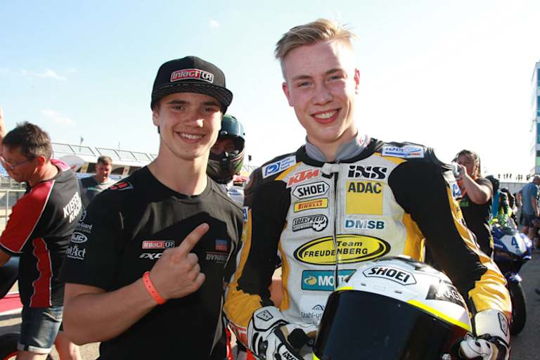 Dirk Geiger mit Landsmann Jähnig