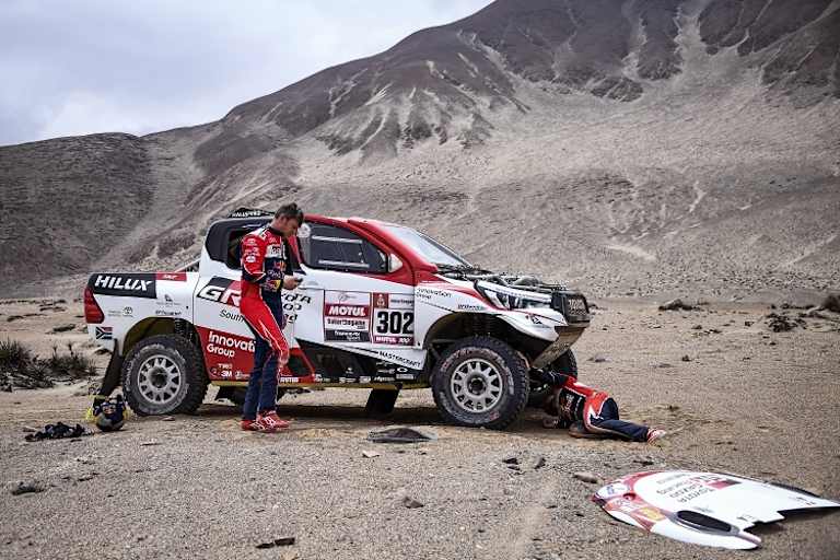 Giniel de Villiers/Dirk von Zitzewitz in Not