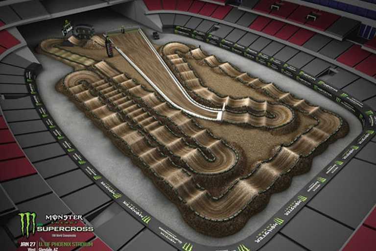 Der Streckenverlauf in Phoenix