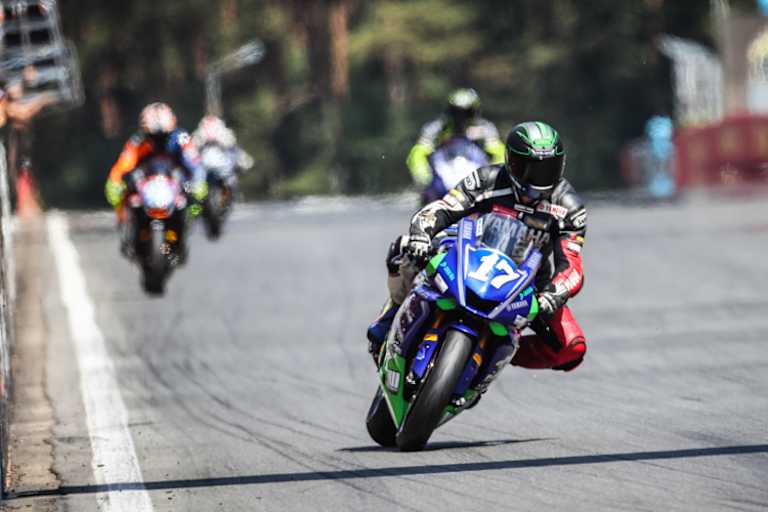 Mit der Yamaha in Zolder