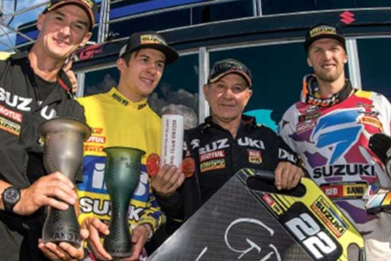 Der größte Erfolg von Stefan Everts als Team Manager: Kevin Strijbos gewinnt 2016 den Grand-Prix in Lommel