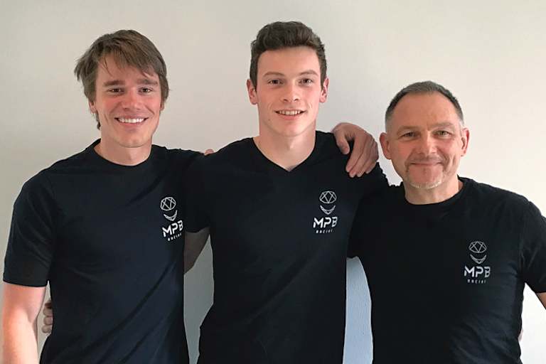 Marcel Bach, Thomas Gradinger und Thomas Kubiak (v.li.)