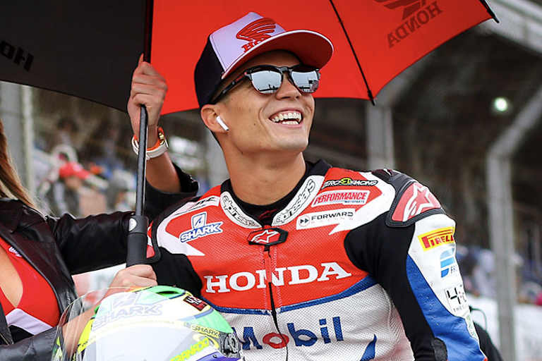 Eric Granado auf der Honda in Brasilien