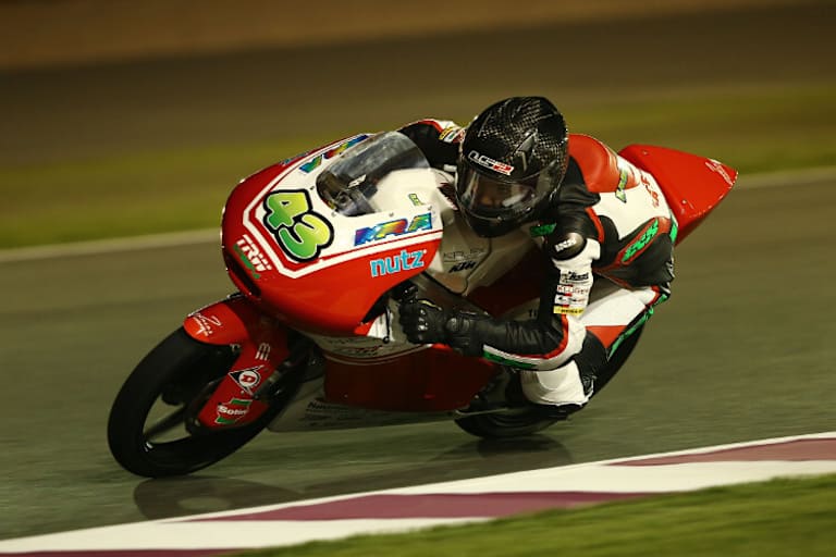 Luca Grünwald auf der Kalex-KTM des Kiefer-Teams