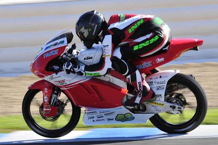 Luca Grünwald: Platz 29 beim Jerez-Test