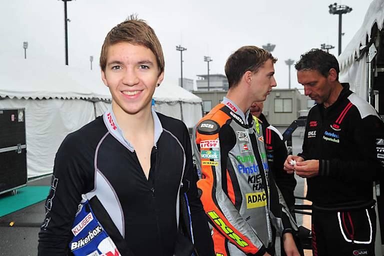 Grünwald beim Japan-GP, als er den verletzten Florian Alt ersetzte