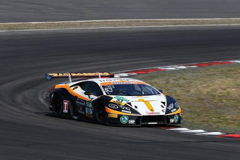 Der Lamborghini Huracán GT3 von Aaro Vainio und Michele Beretta