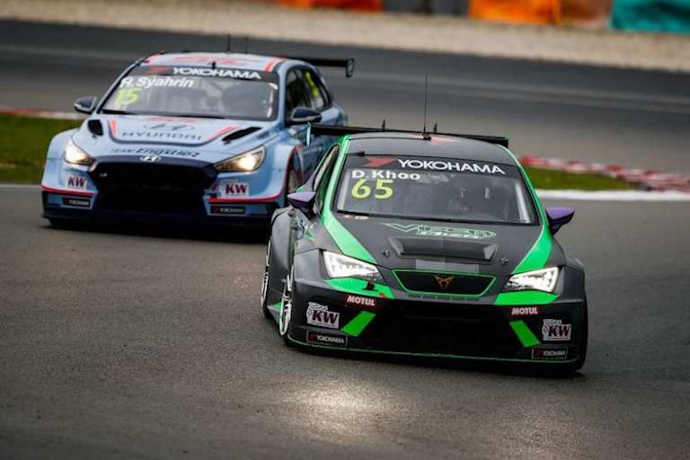 Der Malaysier machte auch auf vier Rädern eine gute Figur